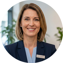 Portrait von Sabine Meyer, Hotel Front-Office-Management
