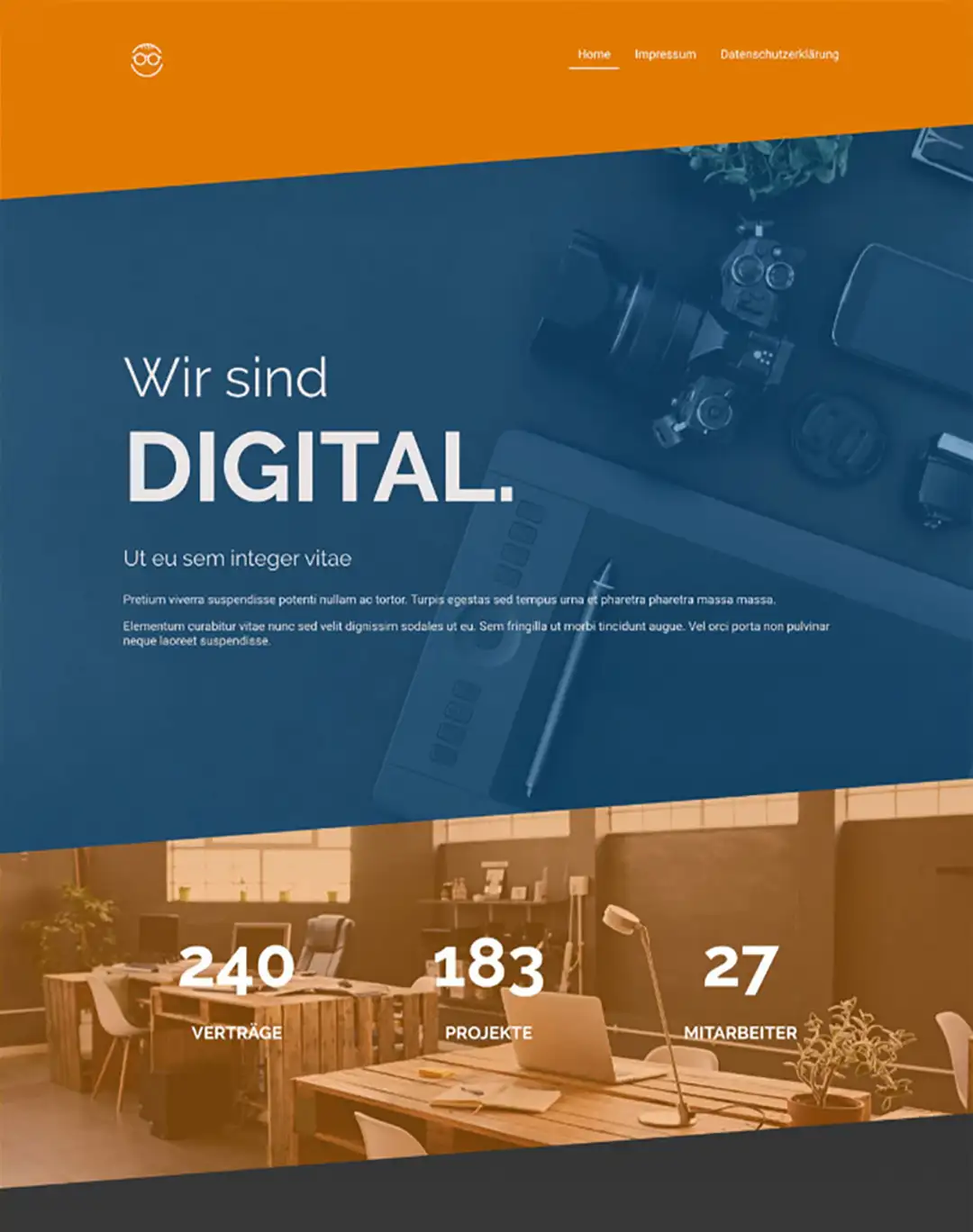 Preview: Digitale Agentur Website