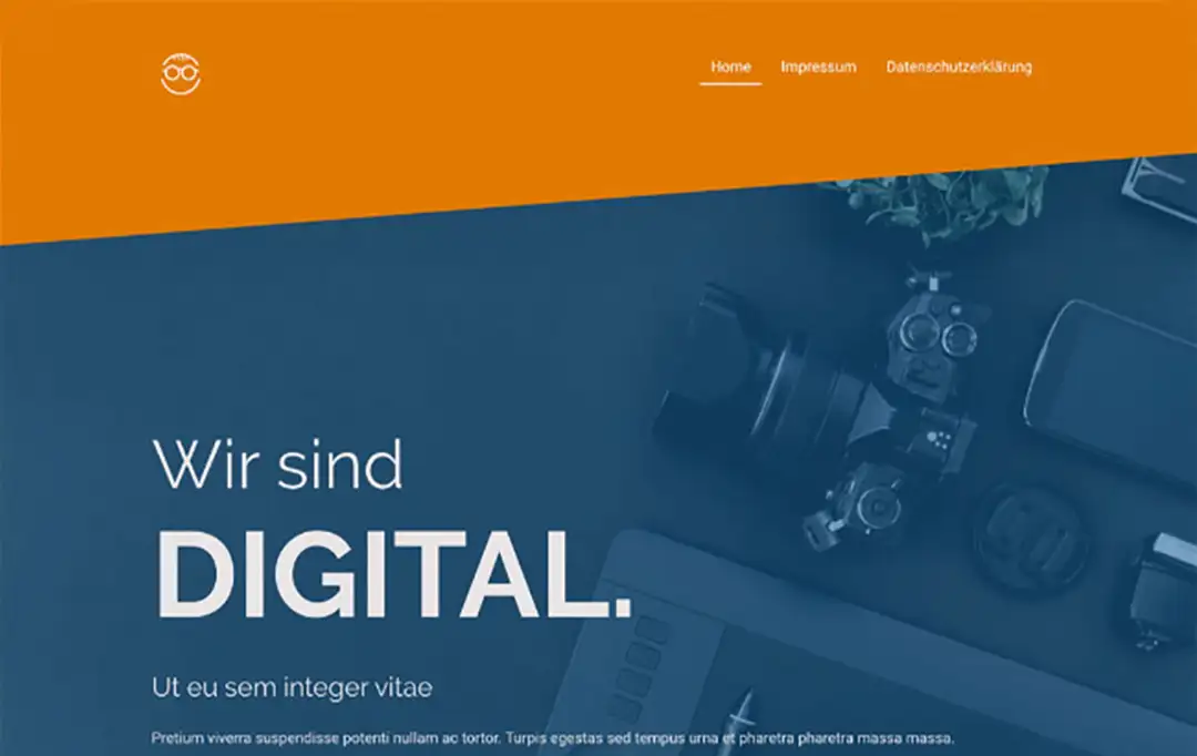 Preview: Digitale Agentur Website